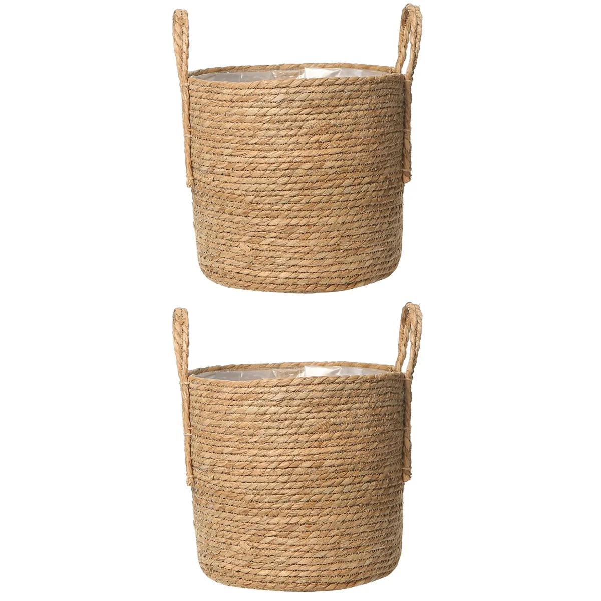 

Плетеный горшок для выращивания цветов в баскетболе, большой Плетеный горшок для морских водорослей, погремушки, горшки ручной работы, плет...