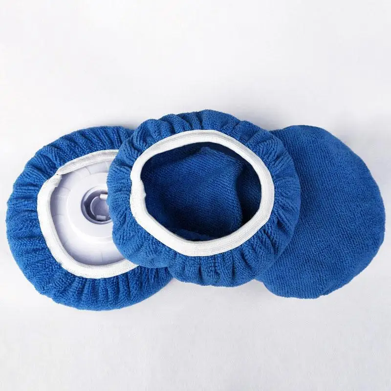 

Car Cleaning Towel Blue Microfiber Polishing and Waxing Cover, Lint-free Special Waxing Cloth Cover Cleaning Tool Accessories