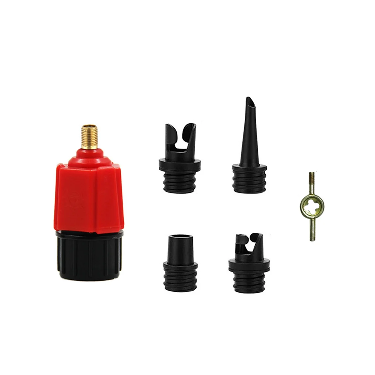 

Manner Sup Paddle Air Nozzle Air Valve Rubber Boat Canoe Changeover Car Pump Adapter Multi Connector