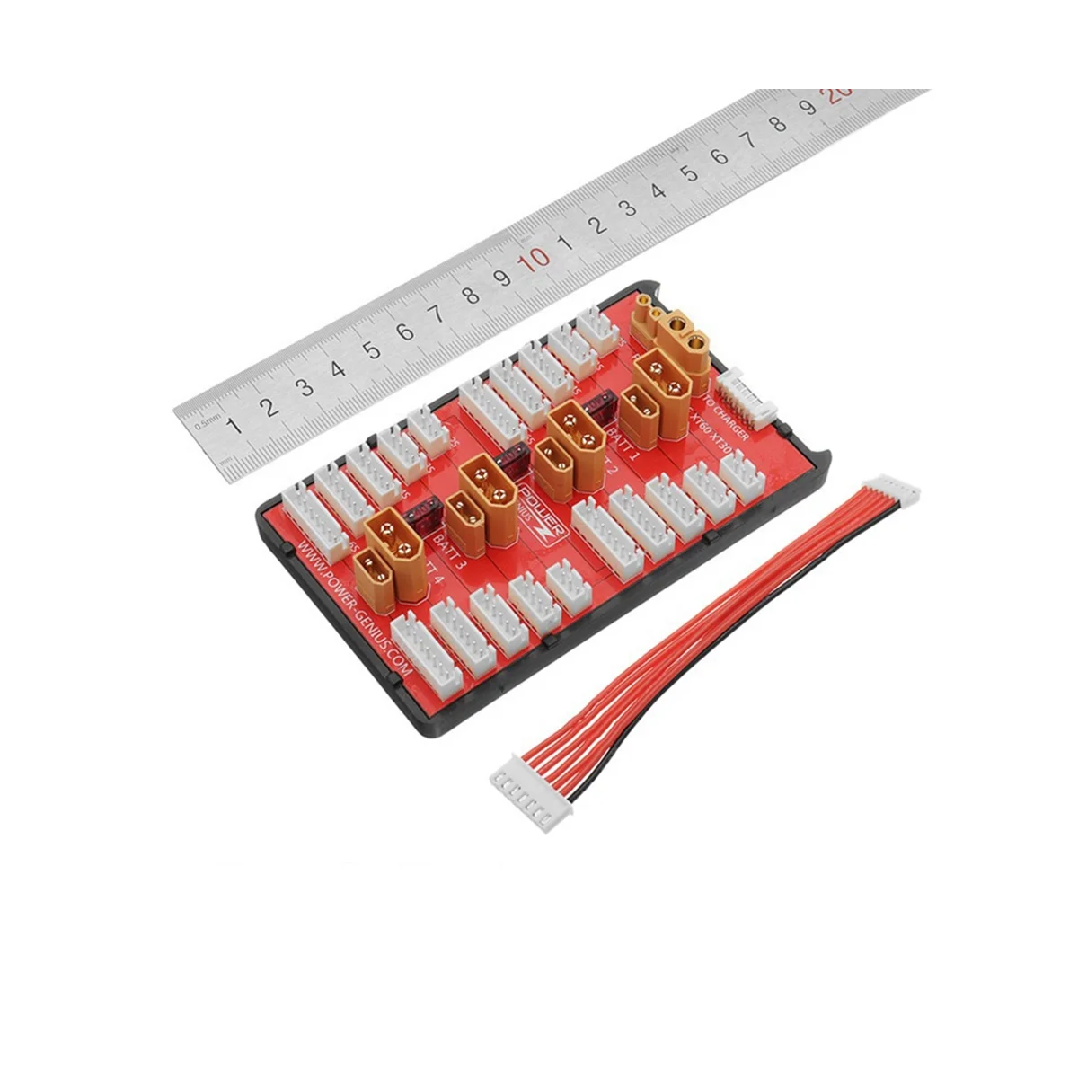 Комплект параллельной зарядной платы 2 в 1 XT30 XT60 поддерживает 4 упаковки 2-6S