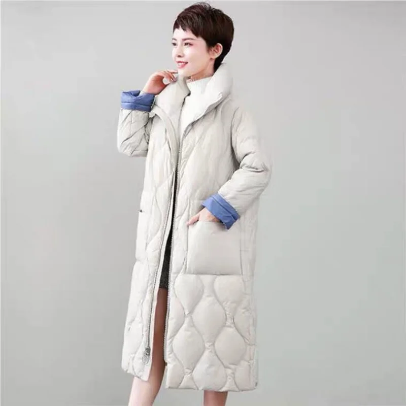 Winter Women's Cold Coat Parkas Super Hot Coats Long Down Jacket Jacket Retro Loose Cheap Wholesale Women's Clothing Fashion