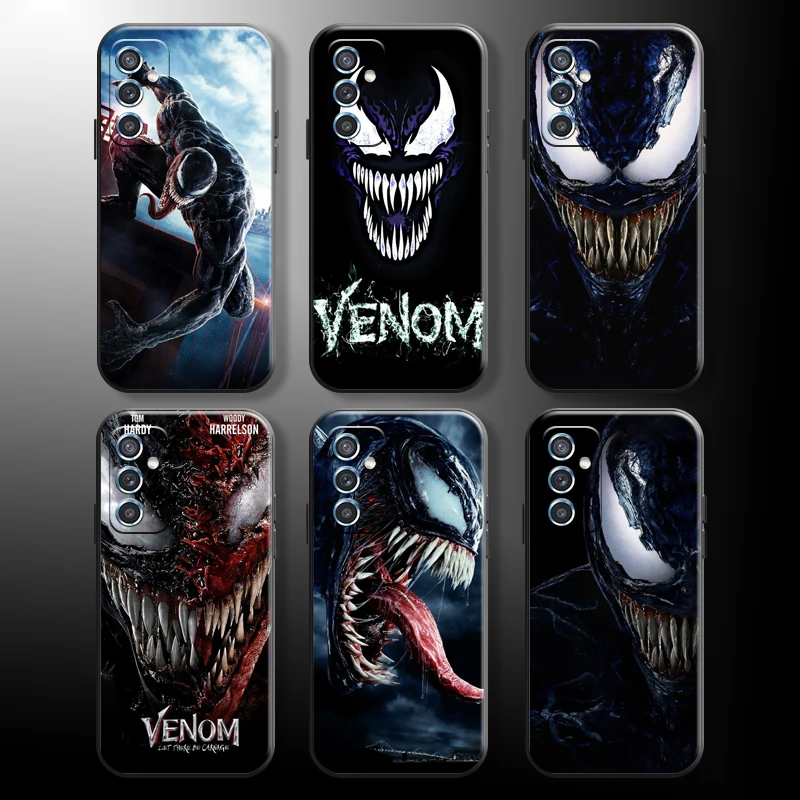 

Marvel Venom Comics Cool For Xiaomi Redmi 9 9C 9A 9AT 9i Phone Case Soft Coque Liquid Silicon Black