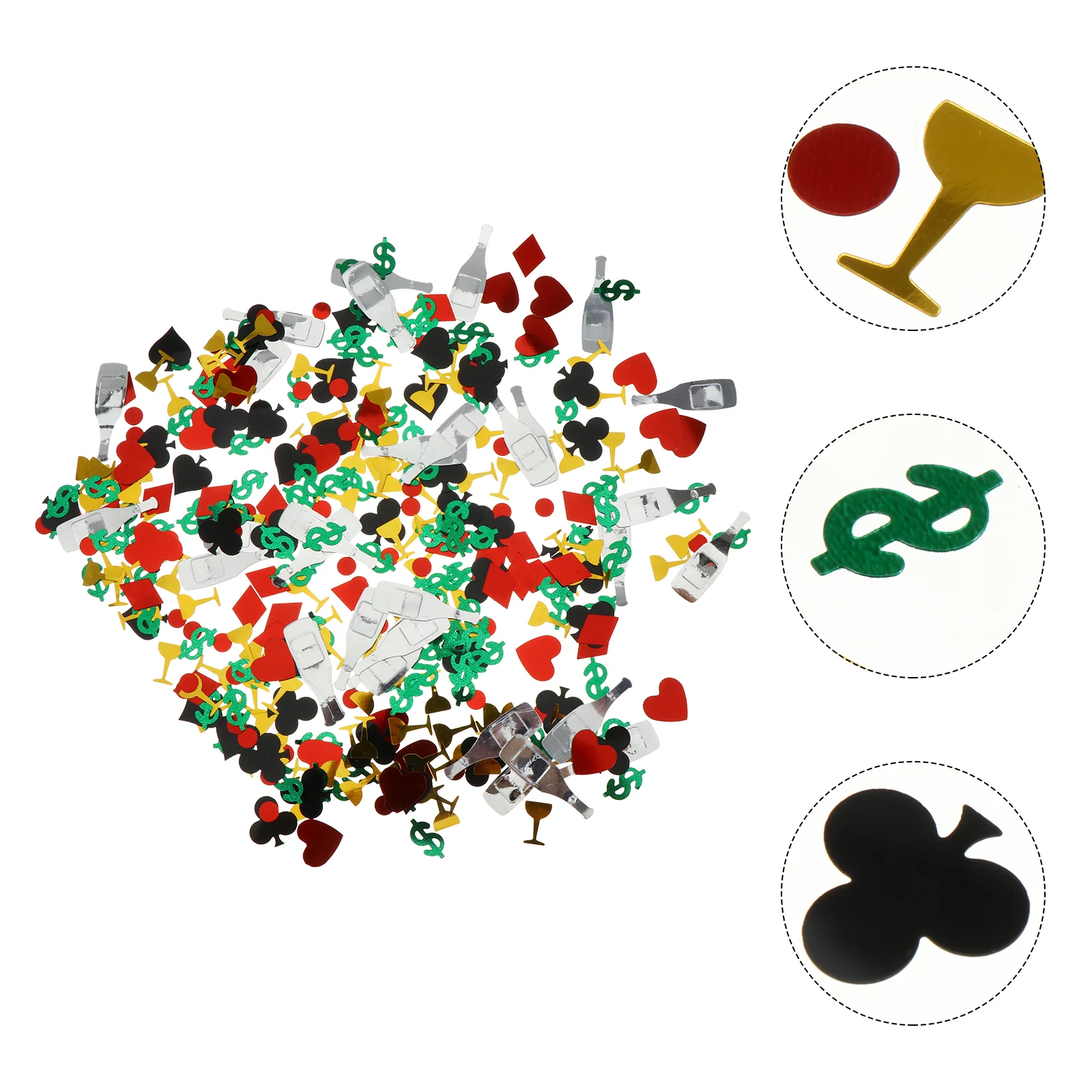 

Декор для вечеривечерние, покера, казино, Вегаса, декорации Лас, блестки, товары для дня рождения, блеск, Декор, блестящий символ, металлик