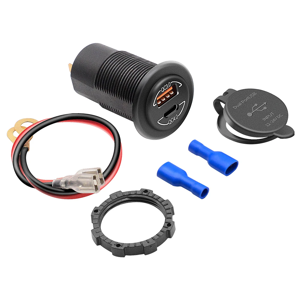 

12V/24V DC Car Charger Overvoltage Prevent Output Overcurrent Tablet Charging Undervoltage Boats For 12/24V Cars