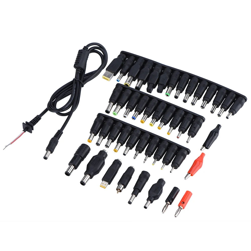 

44PCS All-in-1 Laptop DC Plug Universal 5.5*2.1mm Jack Laptop Power Supply DC Plug