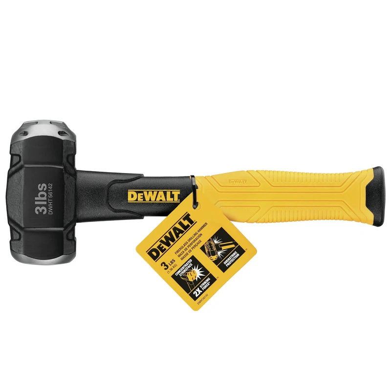 

Free Shipping 3 lb. Steel Drilling Hammer 8-3/4" Fiberglass Handle
