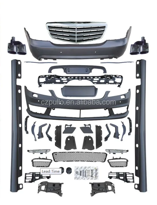 Комбинированный боди-комплект с воротником и отверстием для BENZ S-klase W221 S65 AMG 07-12