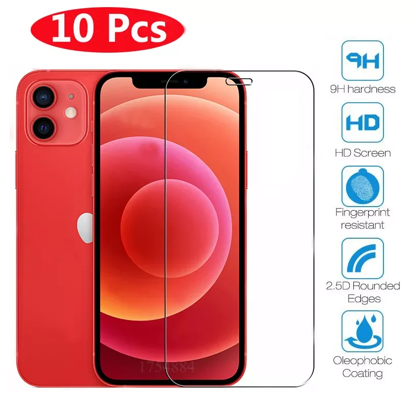 

New Fashion For iPhone 6 6s 7 8 Plus 5 5s SE 2020 4S Full Cover Tempered Glass For iPhone 12 11 Pro XR X XS Max Screen Protector