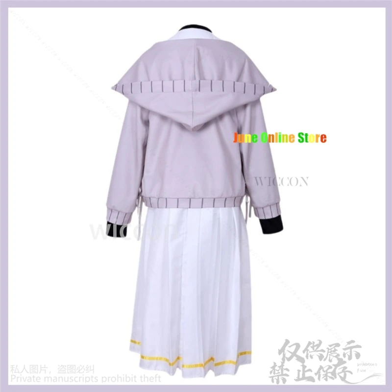 Аниме игра синий архив косплей Kozeki Ui костюм парик пальто с капюшоном JK униформа