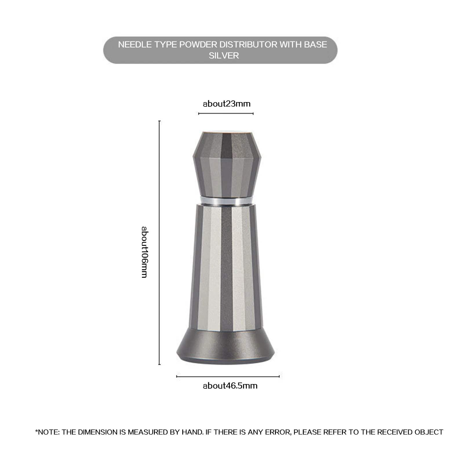 

Espresso Coffee Stirrer Hand Tampers 8 Stainless Steel Needles Coffee Stir Sticks for Home or Commercial J2Y