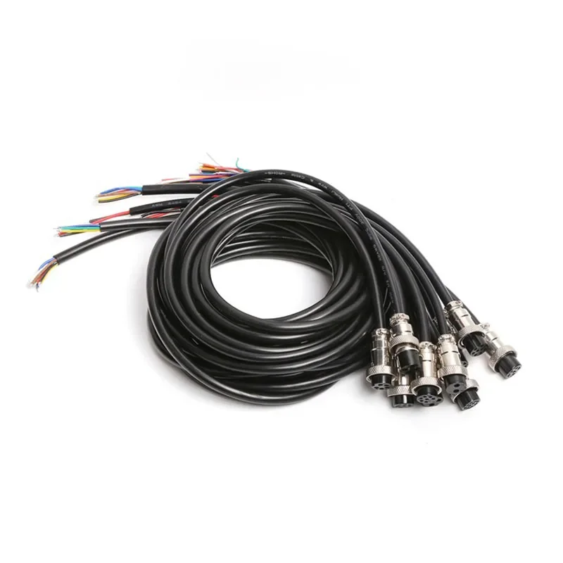 

GX16 2 3 4 5 6 7 8 9 10-контактная авиационная розетка с проводом M16 4-7A соединительный кабель по индивидуальному заказу «папа-мама» удлинительная линия 1-5 м