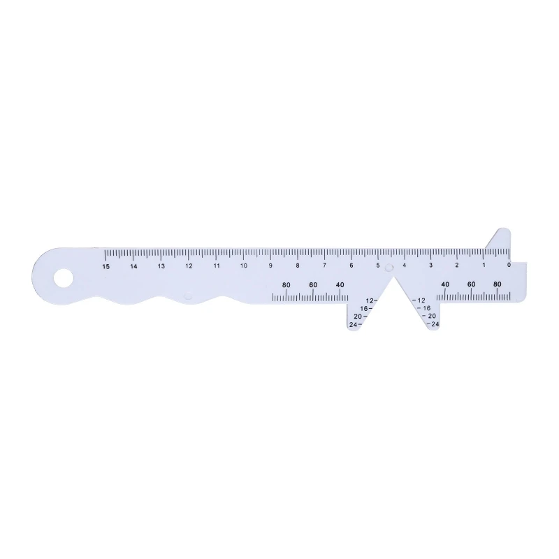 

4 упаковки линейки для измерения расстояния между зрачками, пластиковая оптическая линейка PD, измеритель расстояния для зрачков