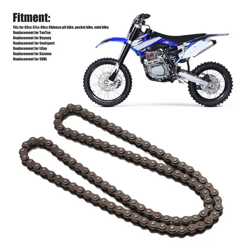 Сменная цепь из металлического сплава 25H 100 подходит для китайских карманных