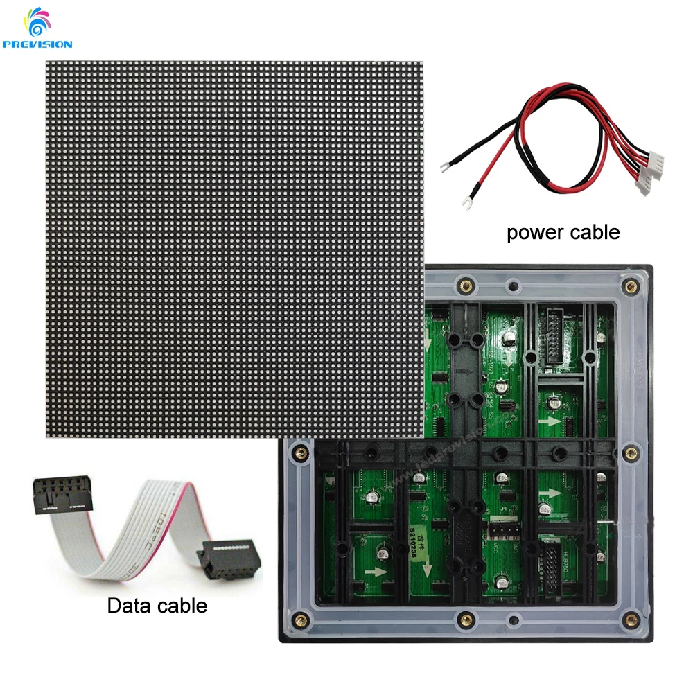 Наружная панель высокой четкости P3 192x192 мм 64x64 пикселей полноцветные SMD RGB HUB75