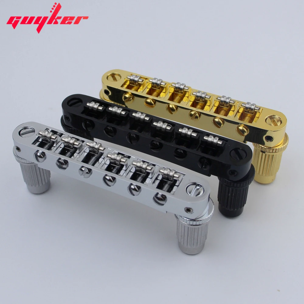 Guyker Tune-O-Matic Roller Saddle Guitar Bridge For LP SG 6 