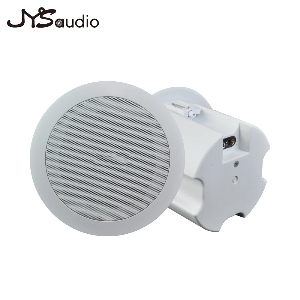 Wireless Bluetooth Ceiling Speaker with Back Cover 5 '' 20W Full Screen Remote Control Built In Class D Digital Amplifier Module