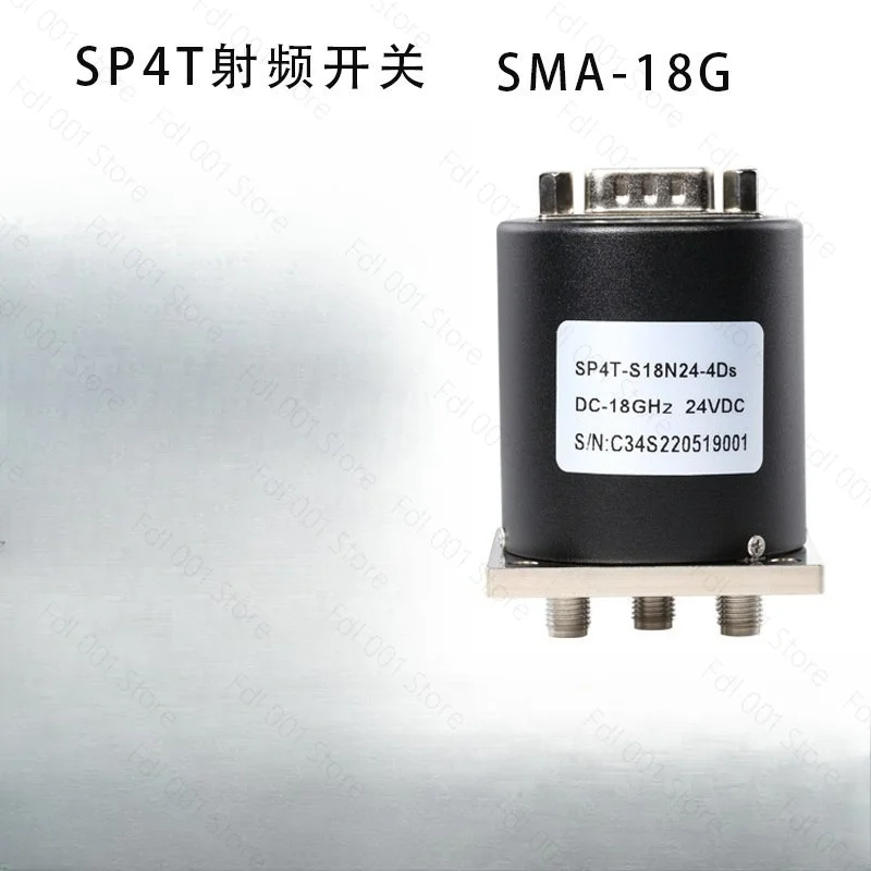 SP4T-1A-12A 12В DC-12ГГц SP4T N-типа высокомощный коаксиальный радиочастотный переключатель (art.: 3920db508e55e) - 3920db508e55e