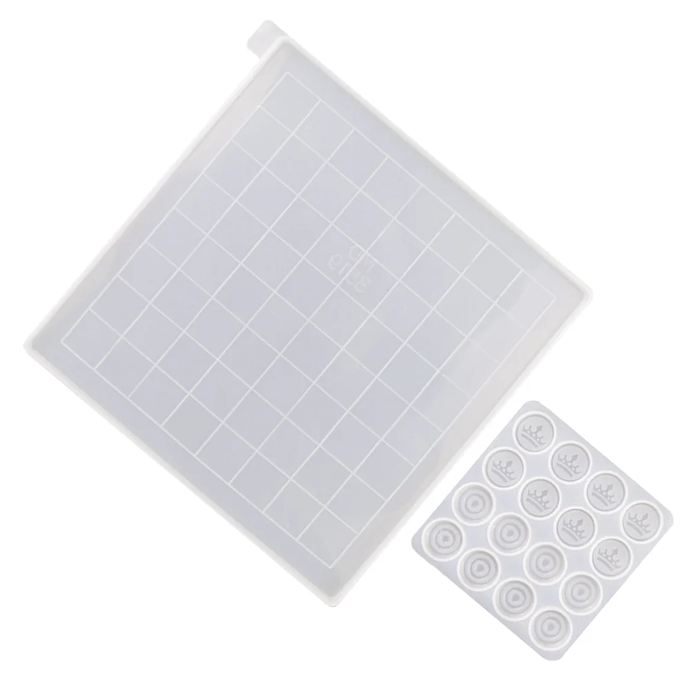 2 шт. шахматная силиконовая форма премиум-класса многоразовое литье украшение