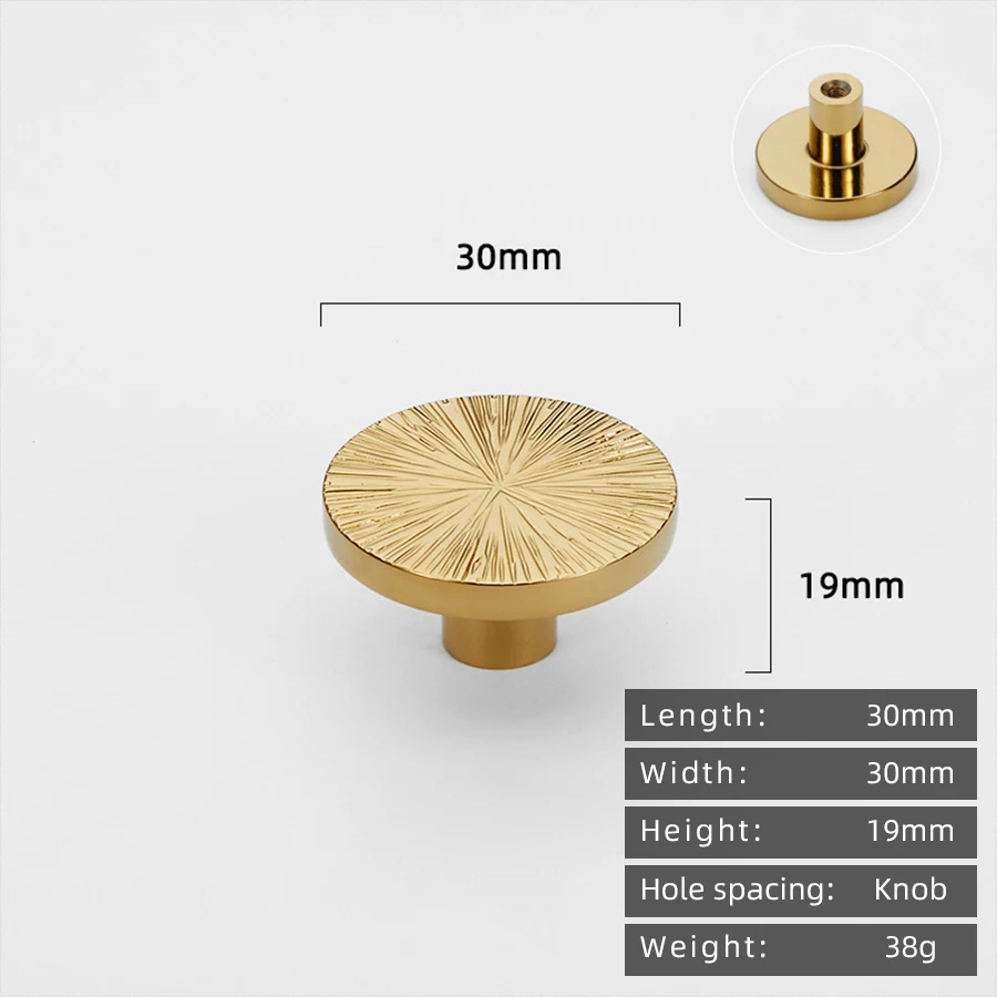 

KEDLO Полукруглая серебряная ручка из цельной латуни с молотком в европейском стиле, легкий ящик, золотая ручка