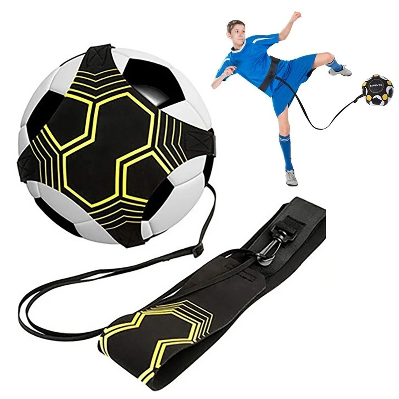 

Soccer Ball Juggle Bags Children Auxiliary Circling Belt Kids Football Training Equipment Kick Solo Trainer