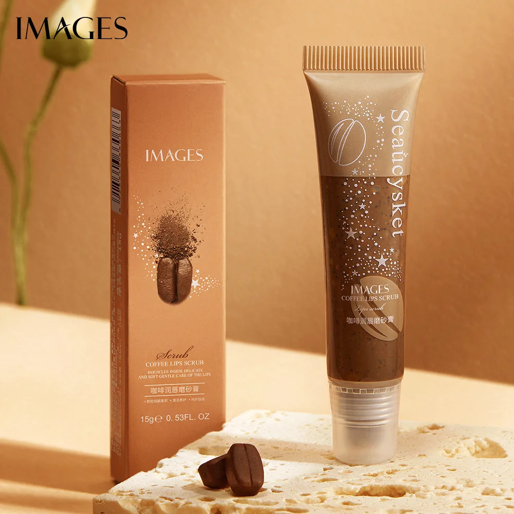 

15g Coffee Nourshing Lipstick Lip Scrub Cream Exfoliator Softe Cutin Moisturizing Clean Dead Skin Exfoliantes Smooth Lip Balm