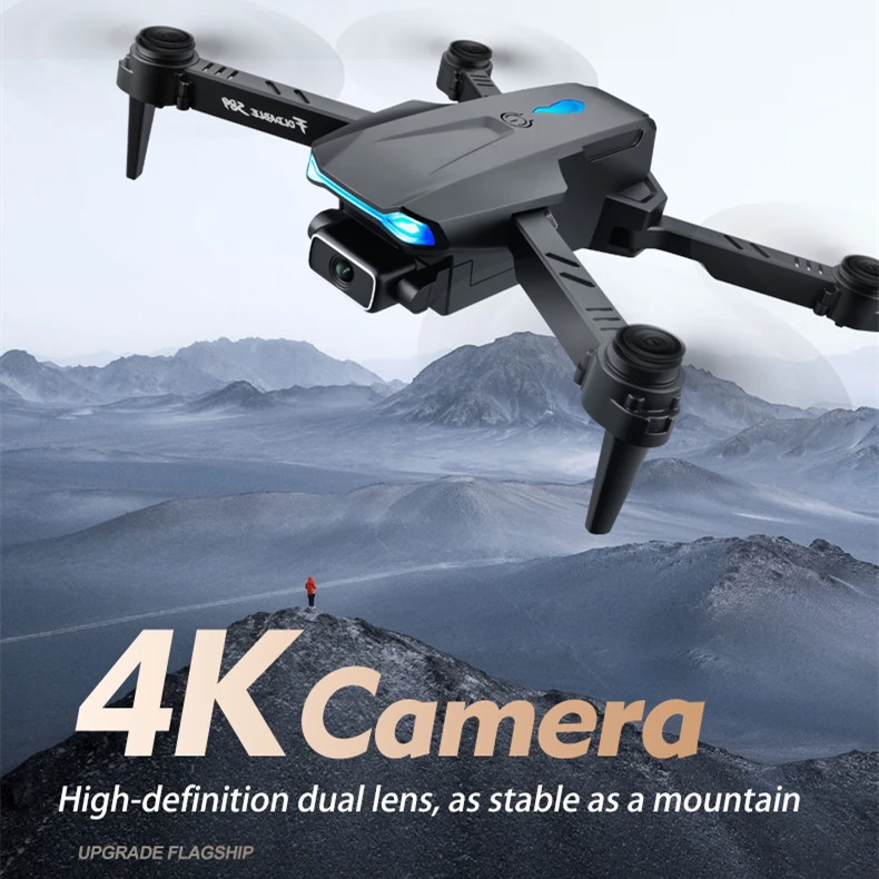 

S89 Folding Drone 4k High-definition Aerial Photography Dual-camera Quadcopter Air Pressure Fixed Height Remote Control Aircraft