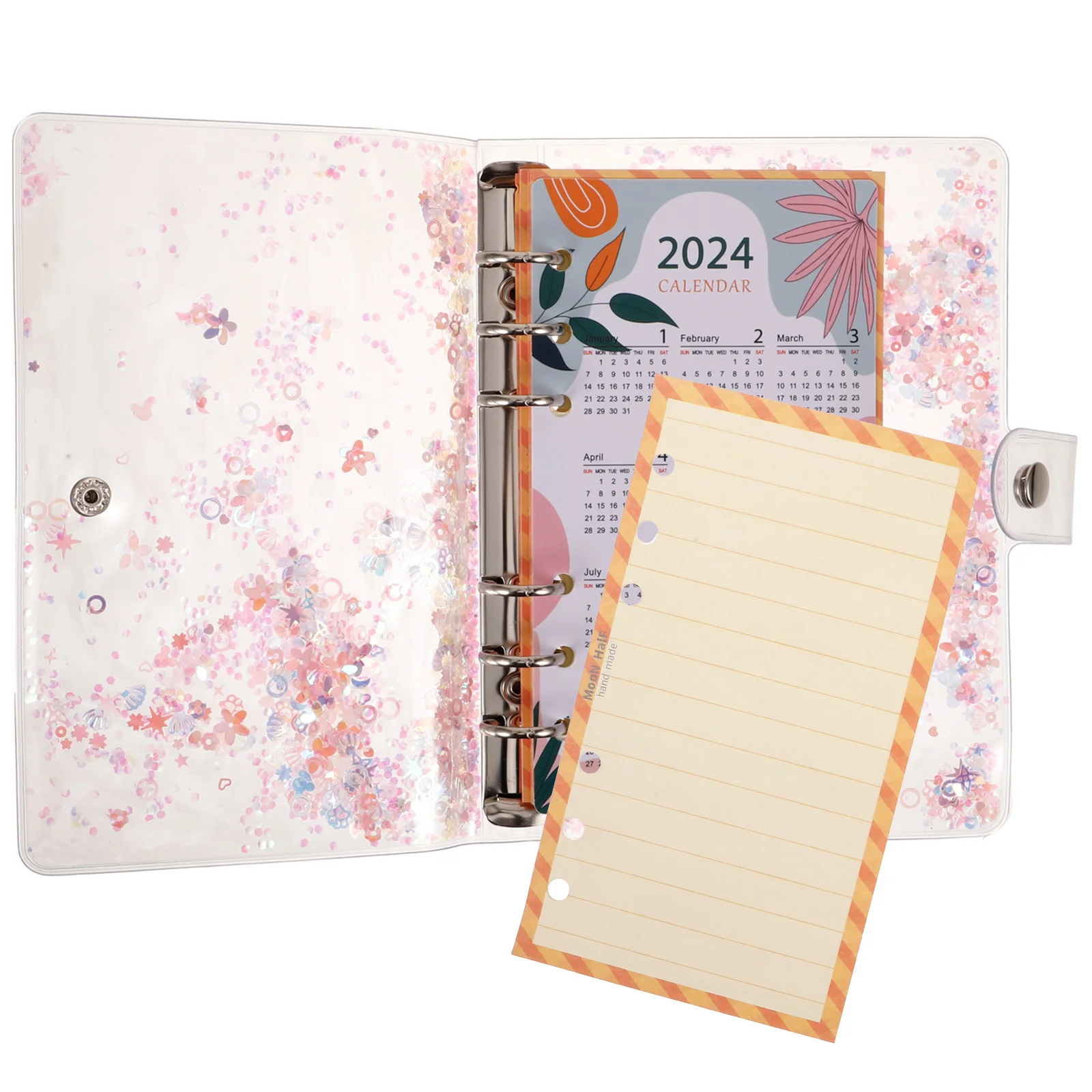 Quicksand Ledger Блокнот с милыми узорами Портативный блокнот отрывными листами Дневник