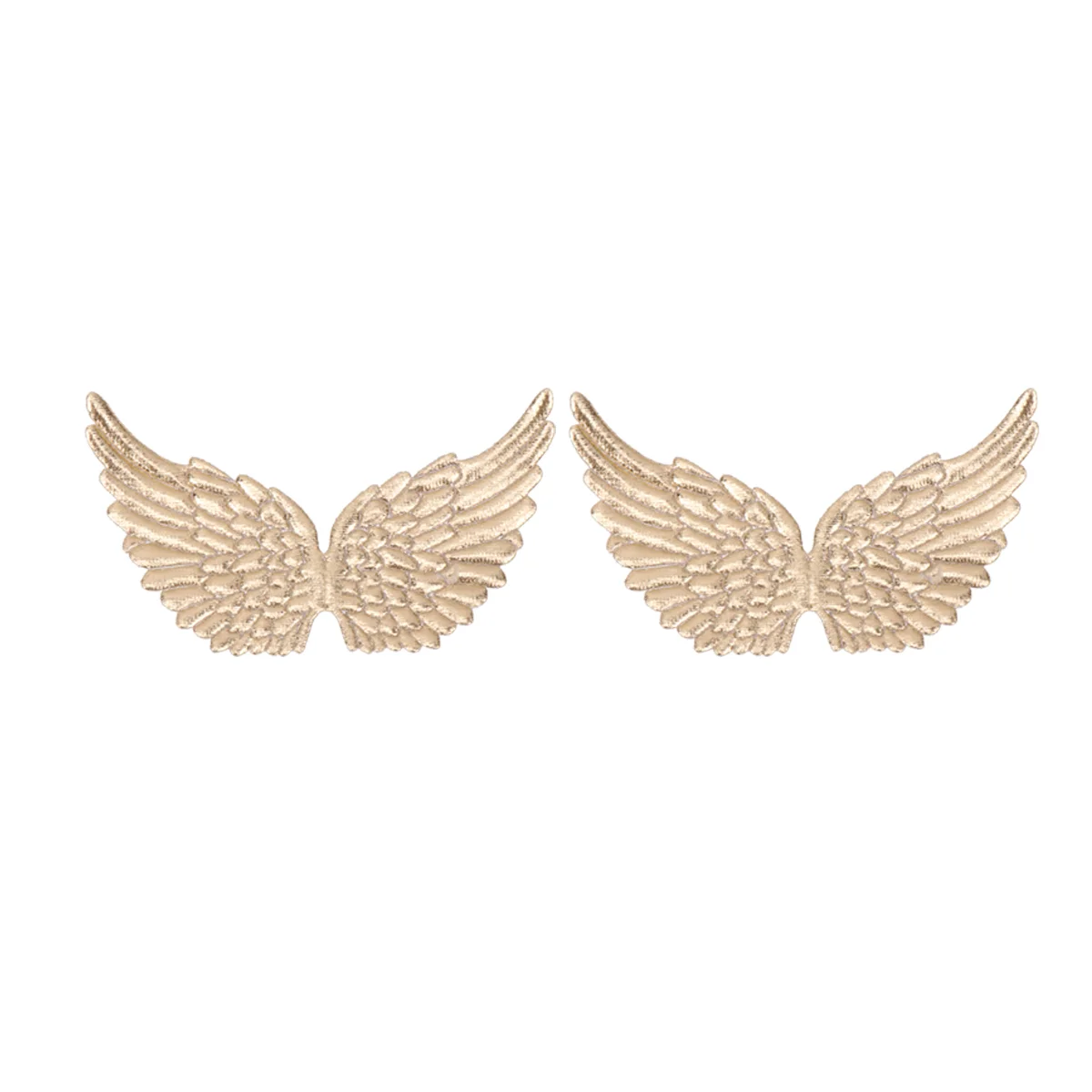

12PCS Angle fabric Patches Christmas Angle Wing Applique Crafts Angle for DIY Costume Accessories