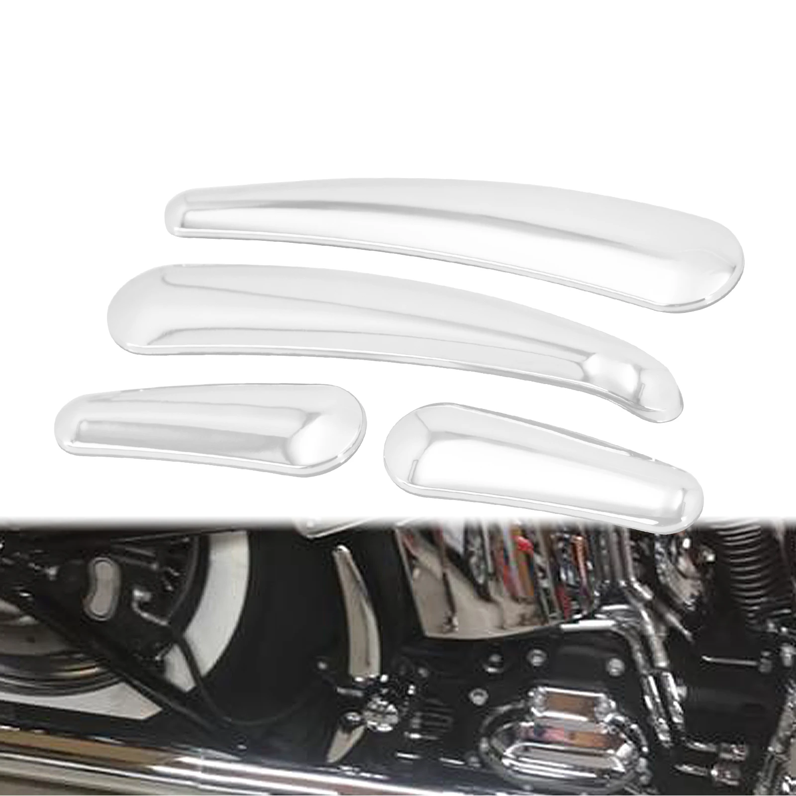 

Набор накладок на раму мотоцикла для Harley Softail Deluxe Fat Boy FLSTF Heritage Slim Classic FLSTSB 2008-2017