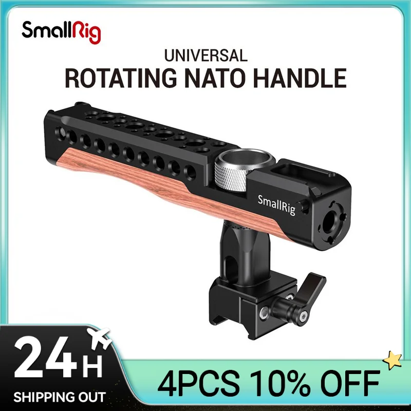 

SmallRig Quick Release Rotating Nato Handle dslr camera handle stabilizer use as top handle and side handle 2362