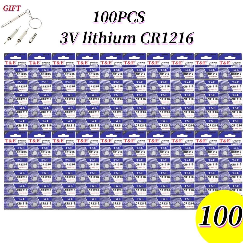 Литиевые батарейки BR1216 LM1216 DL1216 CR 1216 5034LC ECR1216 кнопочный аккумулятор типа таблетка
