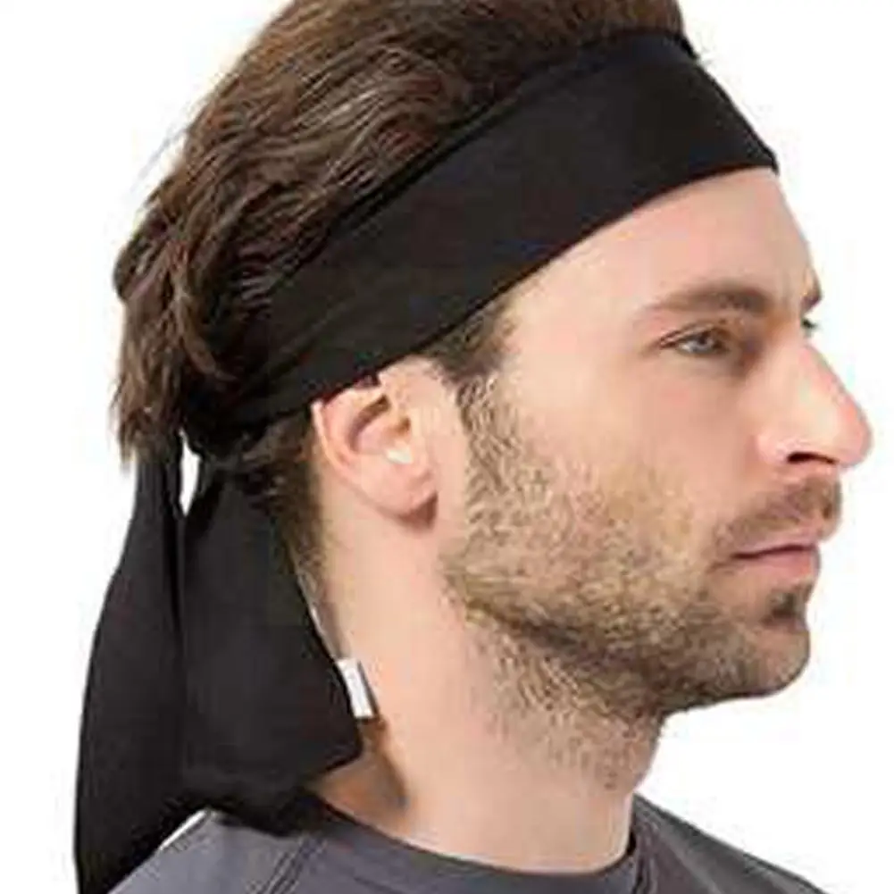 

Спортивные антиперспирантные банданы, повязка для волос, уличная повязка для карате, бега, тенниса, фитнеса, спортивные ленты унисекс, пик ...