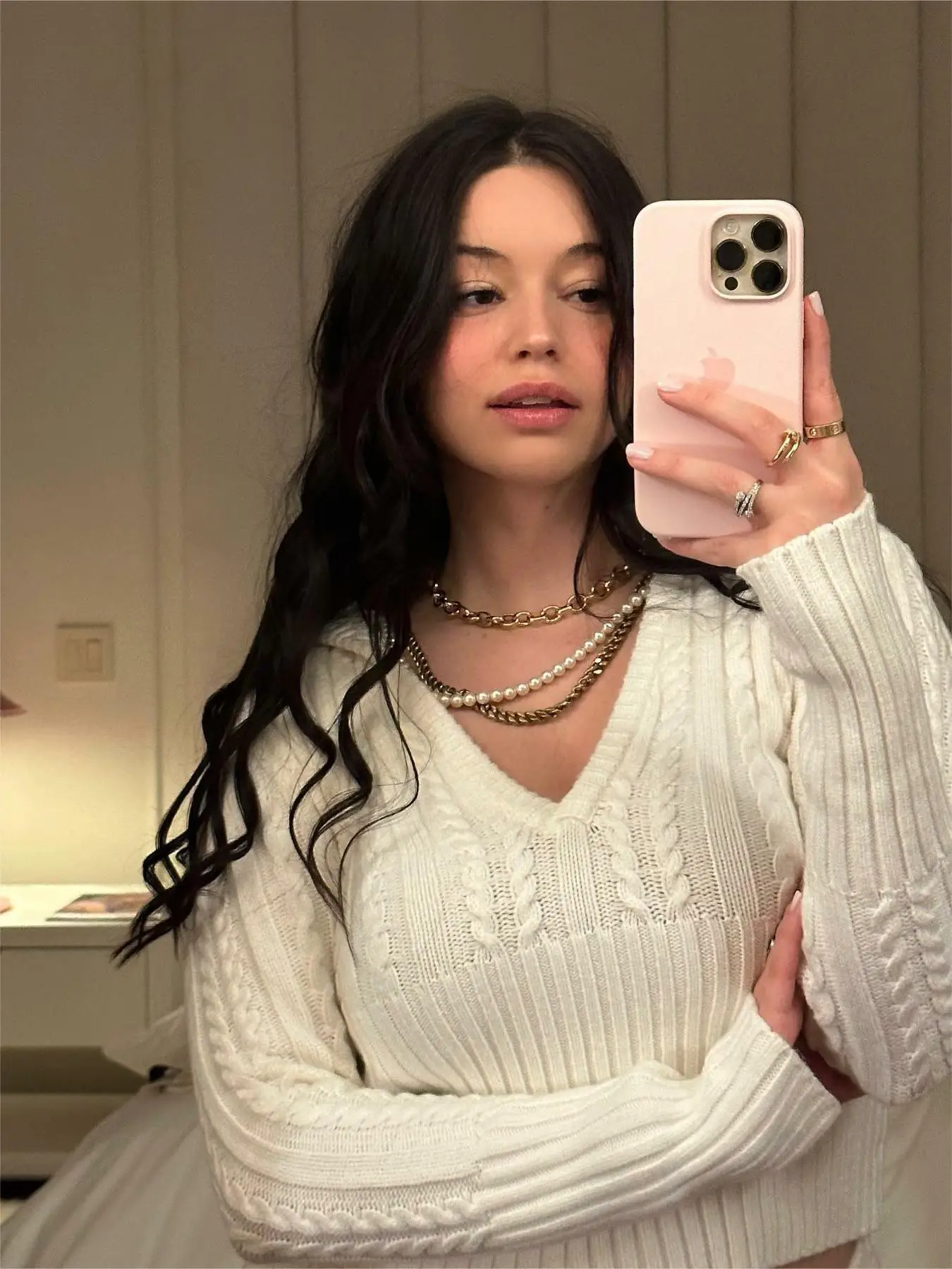 Укороченный свитер женские корейские модные топы с длинным рукавом белые