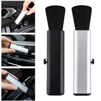 car detail cleaning retractable brush for dashboard air conditioner pc keyboard universal cleaning soft wool small brushes