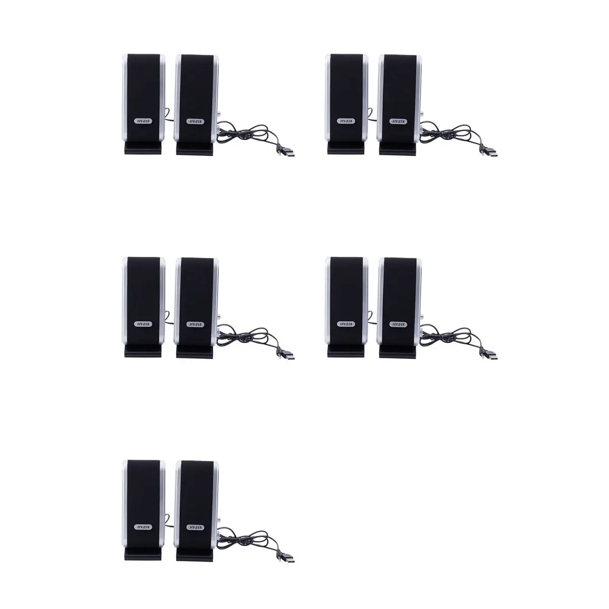 Фото 10x НОВЫЕ USB-колонки мощностью 120 Вт для настольных компьютеров и ноутбуков с разъемом для наушников 3,5 мм №5