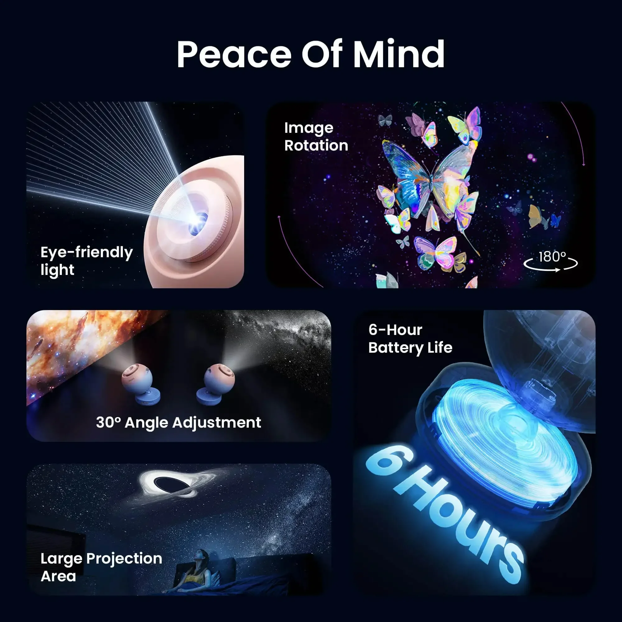 Фото Проектор Galaxy POCOCO, проектор Galaxy Light, звездный проектор, великолепная туманность — диски для проектора POCOCO Galaxy, 5k Ultra HD, №5