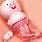 Симпатичный свиной язык лижущий вибратор для женщин анальный массажер для клитора сосков женские секс-игрушки товары для взрослых Эротическая машина магазин секс-игрушек