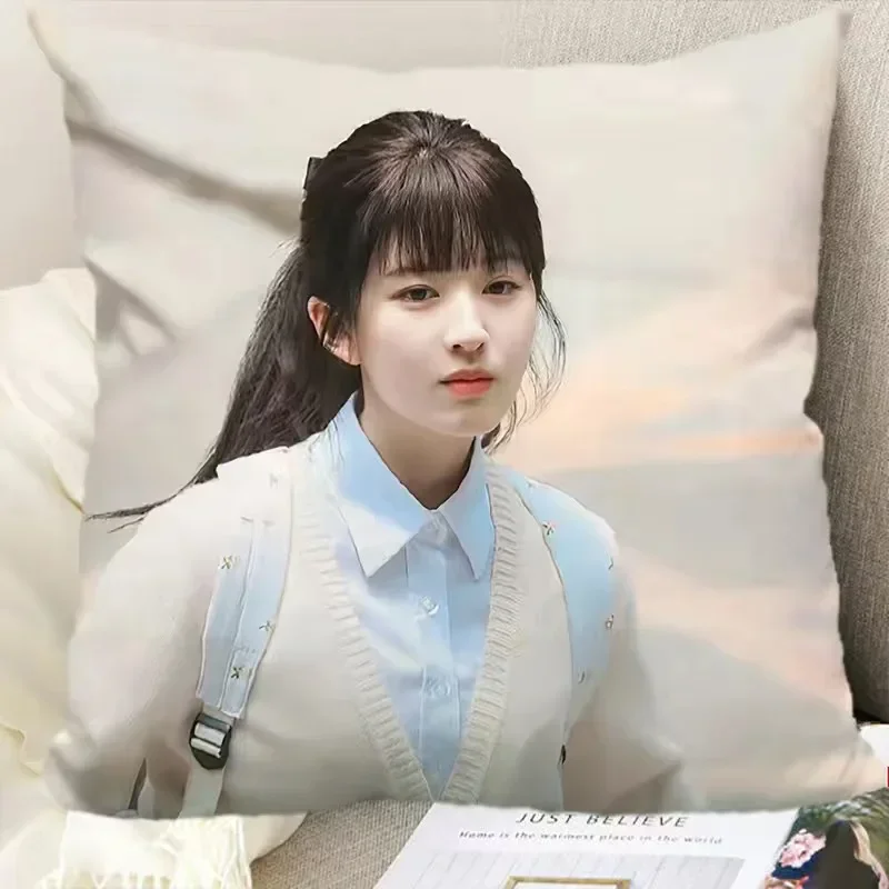 Zhao Lusi Chen Zheyuan HD Двусторонняя Наволочка С Принтом ТВ-драмы Hidden Love Duanshu Декоративная