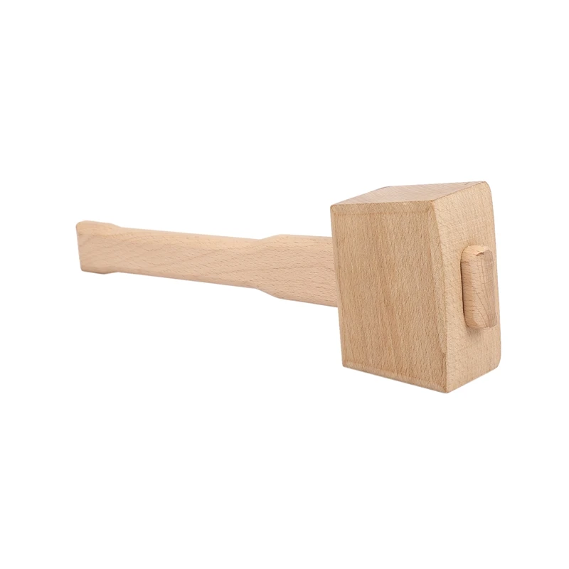 250mm Beech Solid Carpenter Wood Wooden Mallet Hammer Handle Woodworking Tool