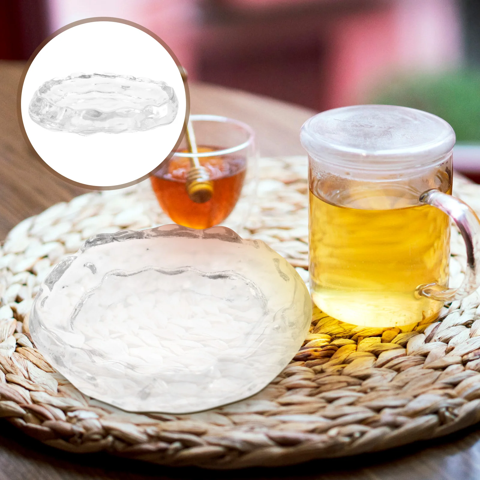 

Coaster Coasters Mat Cup Glass Tea Holder Dish Table Coffee Hot Drinks Platter Snack Kitchen Dry Quick Sauce Sushi