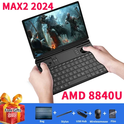 Presale! GPD WIN Max 2 10.1 Inch Handheld Gaming PC Laptop UMPC AMD 8840U Processor Windows 11,32GB/64GB RAM,2TB Nvme SSD