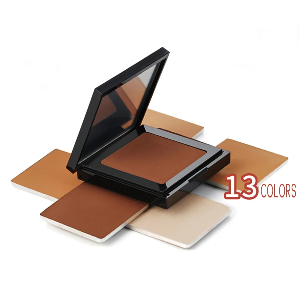 

13-Color Square Hole Concealer Highlighter 12g Waterproof Private Label Contouring Powder Makeup Beauty Custom Bulk