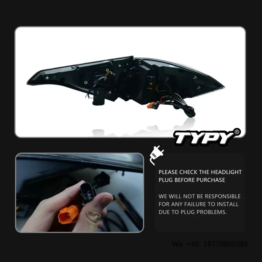 Фото Новые красные задние фонари TYPY для автомобилей 2017-2020 годов с LED дневными ходовыми огнями и динамическими поворотниками №4