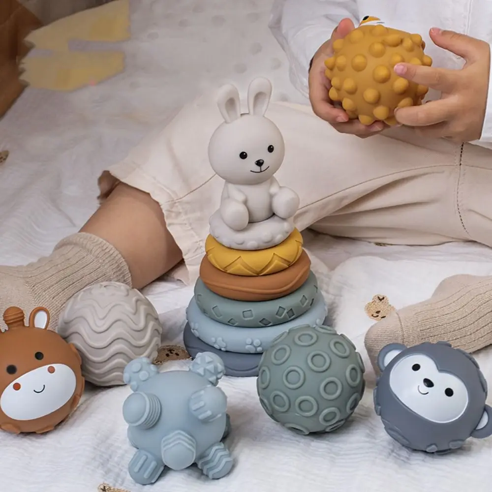 Формы животных текстурированные многосенсорные игрушки для малышей сенсорные