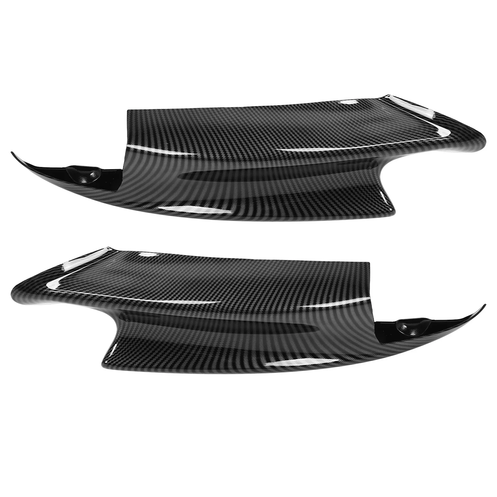 

Pair Front Bumper Spoiler Lip Deflector Splitter Fit for E90 E92 E93 M3 2007‑2012Carbon Fiber Style