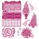 Коллекция изысканных форм для резки металла, скрапбукинга, фона, украшения сделай сам, рельефное тиснение, новинка 2022