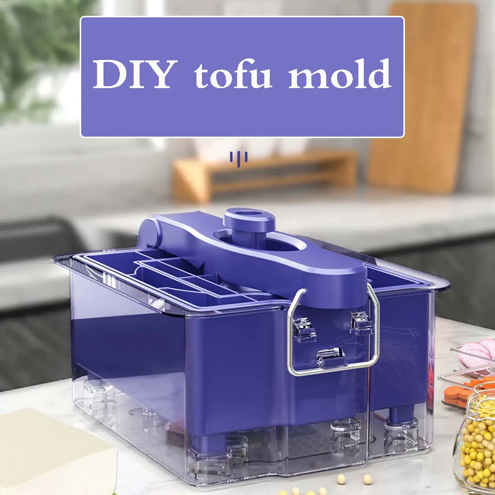 

Tofu Maker Machine Press Drainer Built-in Water Removal Drainer Tofu Pressing Maker Drainer Tools Kitchen Cooking Accessories