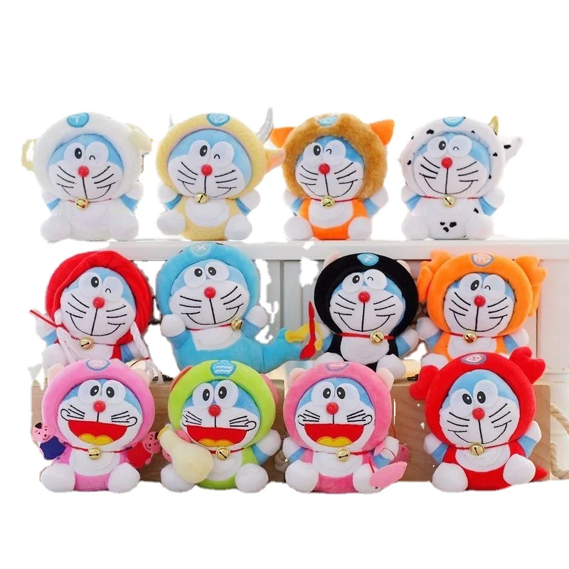 

Bandai Doraemon Doll Pokonyan Plush Toy Girls Gifts Child Comfort Ragdoll