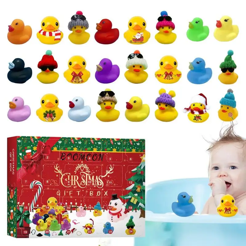 

Christmas Duck Advent Calendar 24 Days Countdown Calendar Duck Set Party Supplies For School Carnivals Outdoor Play And Birthday