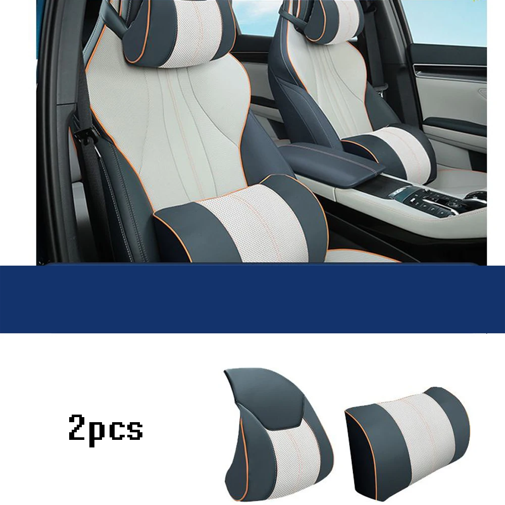 

Для BYD Song Plus Dm-i Ev Seal U 2023-2025 автомобильный подголовник, поясничная подушка, оригинальная подушка для шеи, аксессуар для украшения интерьера